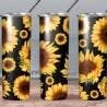 20 oz tumbler Sublimation Sunflowers for wholesale by Sweet Scents by Amanda