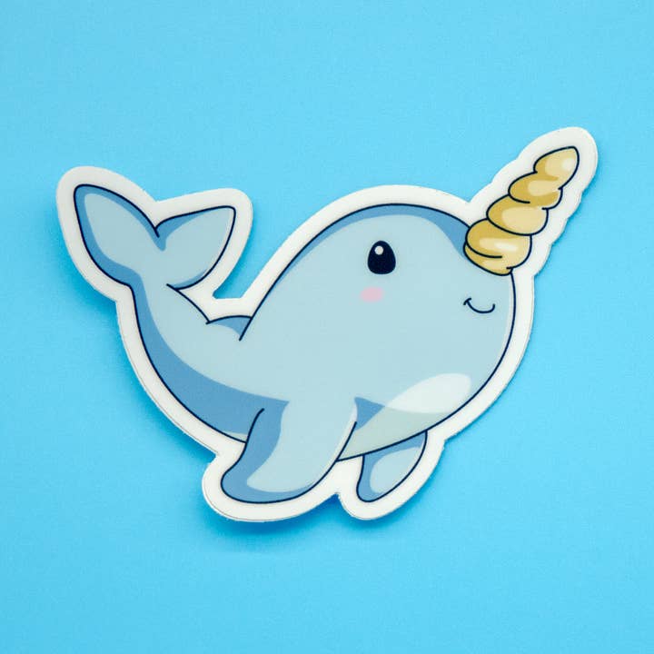 Narwhal Sticker - Alphabet Crossing for wholesale by Arona