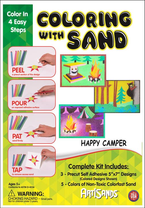 ACTÍVA ArtiSands™ Happy Camper Economy Kit for wholesale by ACTÍVA Products, Inc.