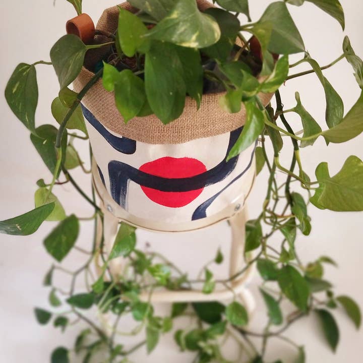 The Ink Job - Wholesale Plant Pot - Modern Hand Painted Plant Pot Cover1