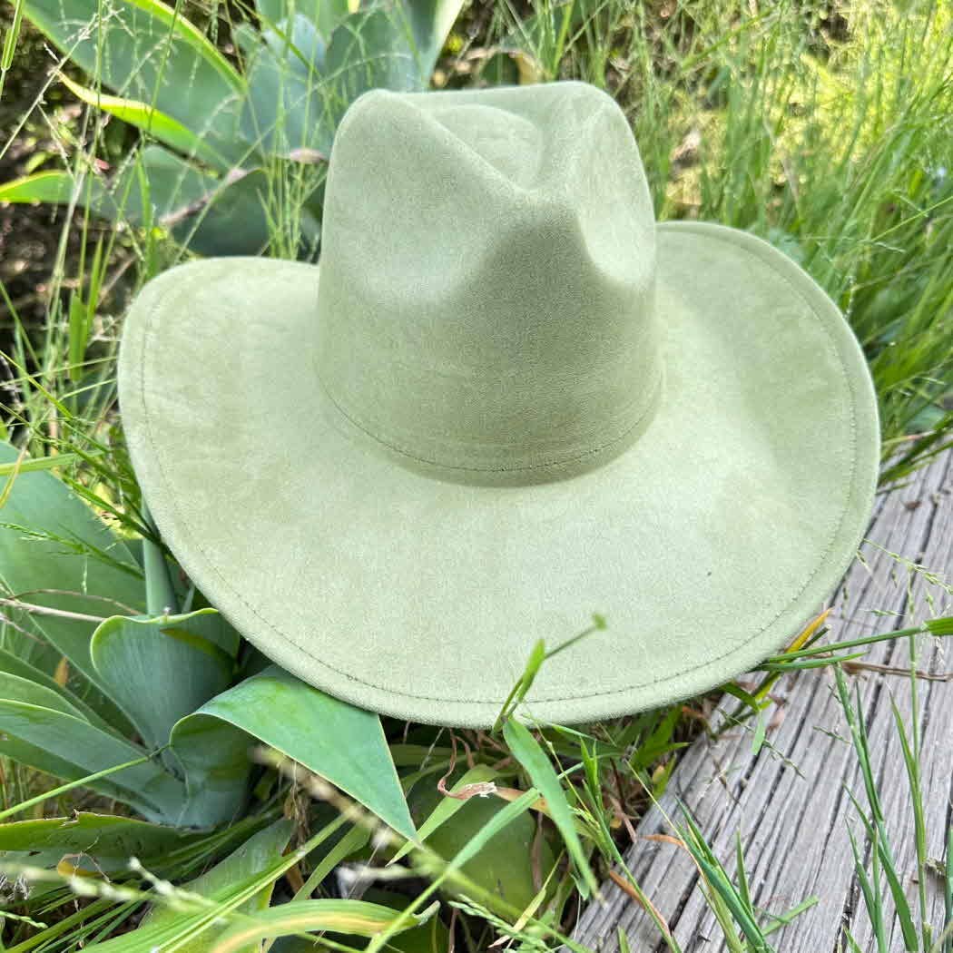 One and Only Accessories - Wholesale Cowboy Hat - Women's - Best sller Fashion Vegan suede cattleman cowboy hat 9