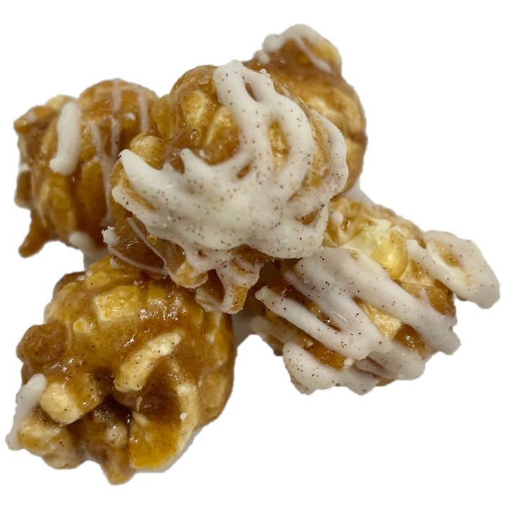 Cinnamon Bun Gourmet Popcorn for wholesale by Bedford Candies
