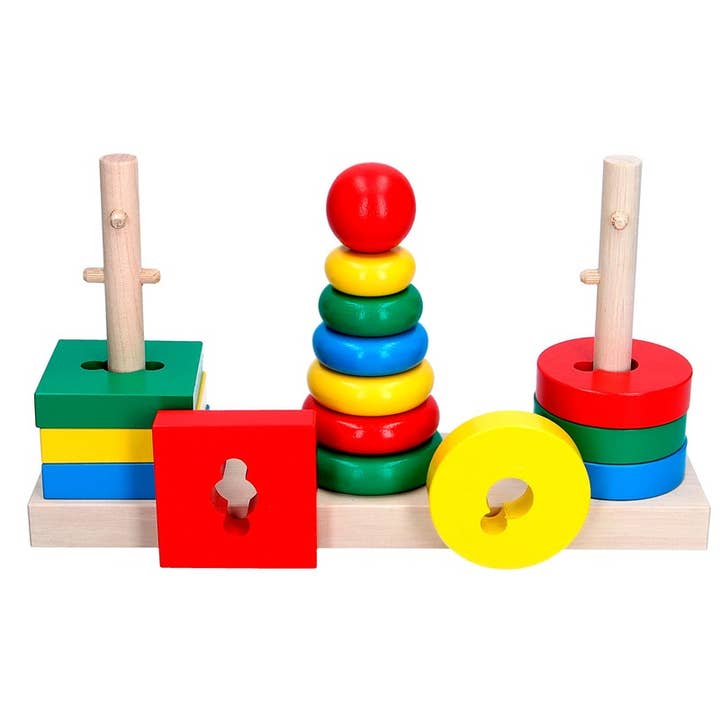 Wooden Sorter Game Toy Geometrie, Leerspeelgoed, Montessori voor wholesale door Komarov Toys