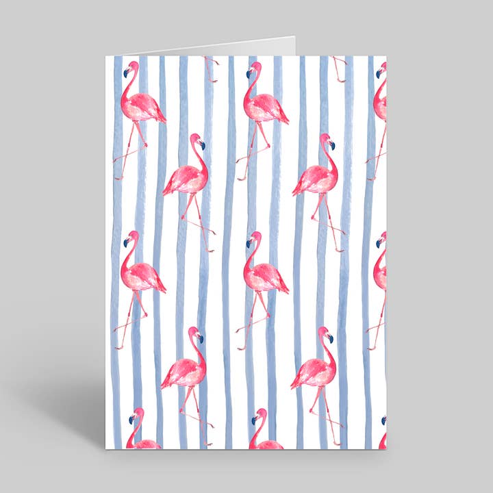 Flamingo paradise stationery for wholesale by Count Your Smiles