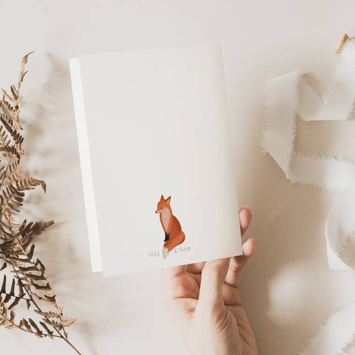 Tilda&Theo - Wholesale Love Card - Wedding card fox love - postcard foxes wedding anniversary2