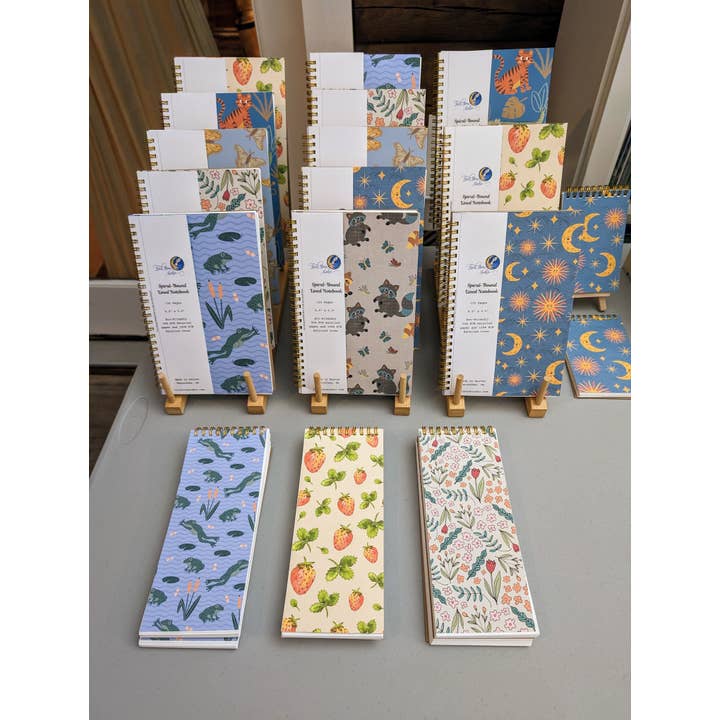 Lucid Moon Studio, LLC - Wholesale Notebook - Sun and Moon Eco-Friendly Spiral-Bound Notebook