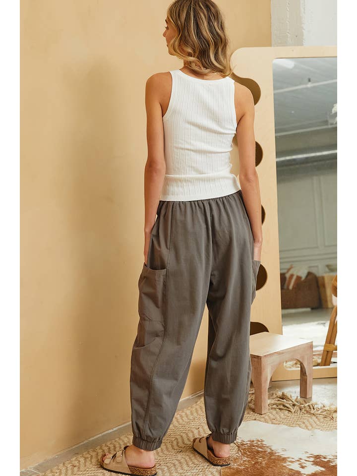 Sweet Lovely by Jen - Wholesale Lounge Sweatpants/Joggers - Women's - CASUAL COMFY WIDE-LEG HARMES JOGGERS17