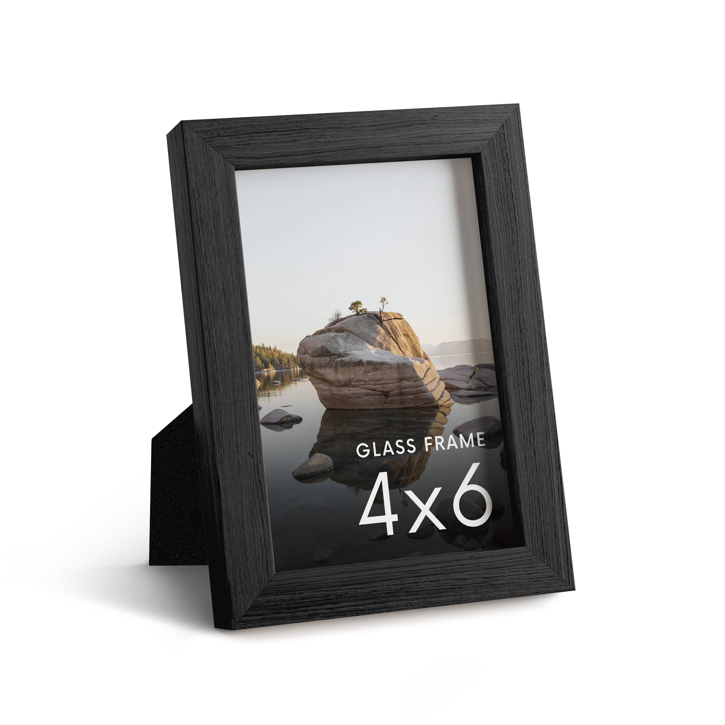 Haus and Hues - Wholesale Picture Frame - Black Oak Frame with Glass0