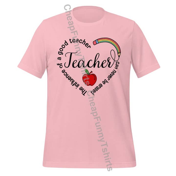 Camiseta unisex La influencia de un buen maestro para venta al por mayor de Black and Gifted LLC