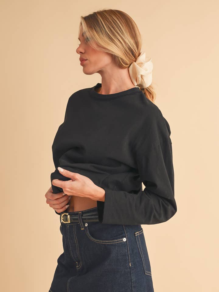 AEMI + CO - Wholesale Knit Top - Women's - 8438FN Billi Long Sleeve Top