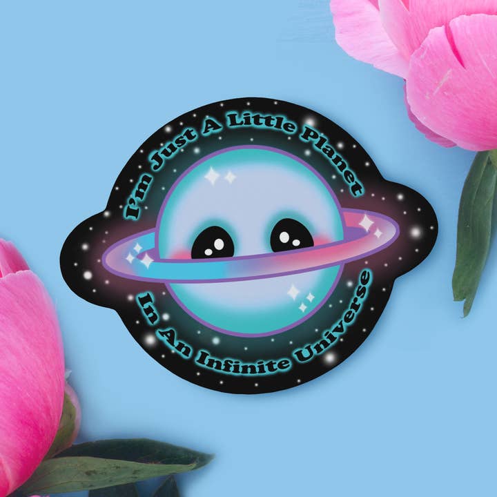 Kawaii Littlest Planet Vinyl Sticker Cute Astronomy Universe for wholesale by Atomic Lace