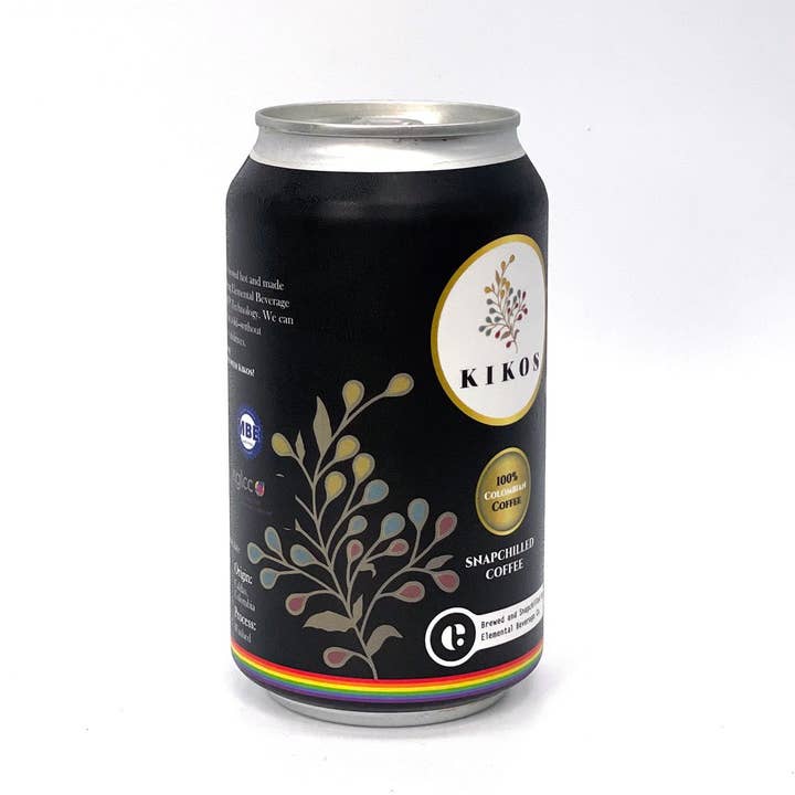 Kikos Coffee & Tea - Wholesale Iced Coffee/Cold Brew - Kikos Snapchilled™ Coffee - Colombian Cold Coffee -12 Oz can1