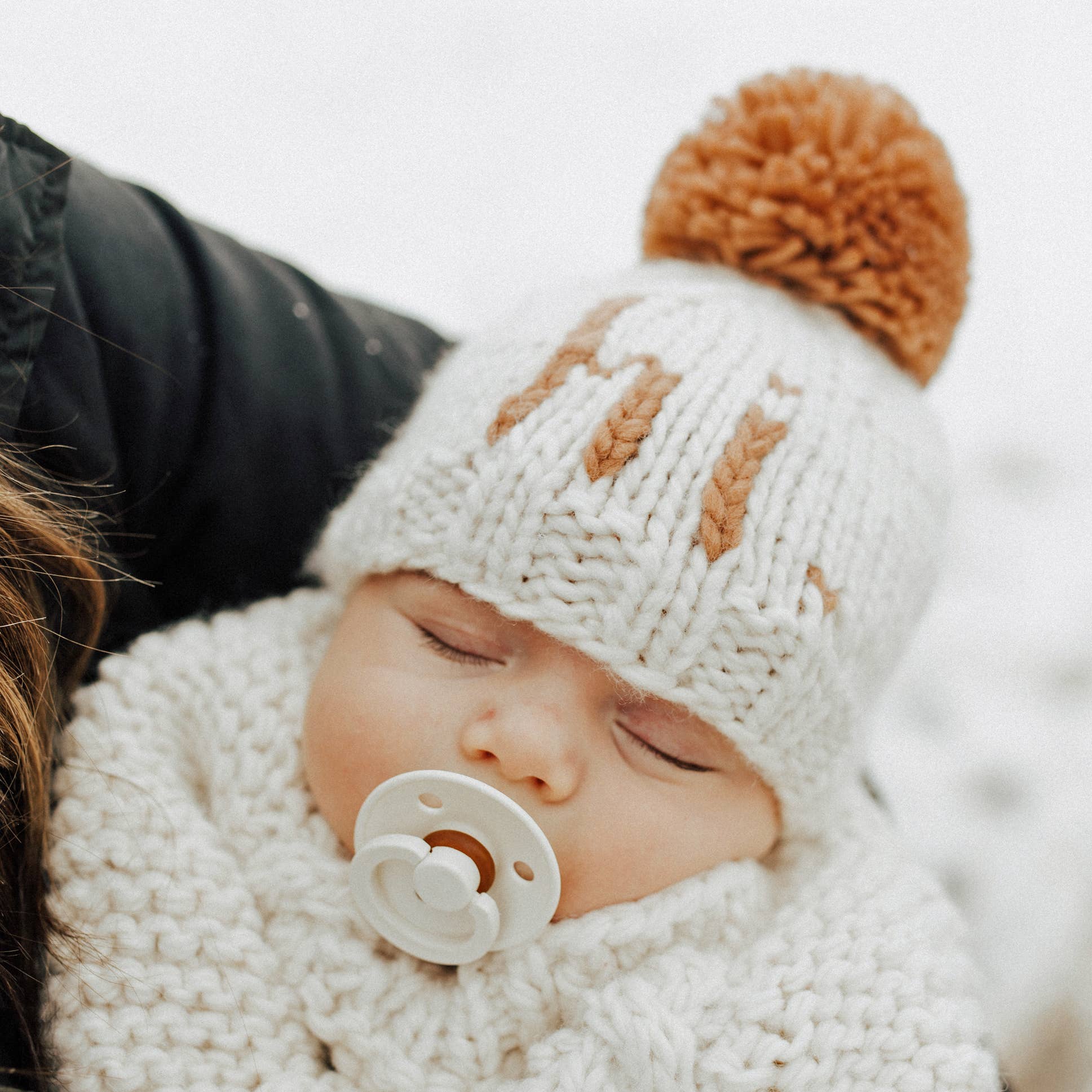 Huggalugs - Wholesale Beanie - Kids - hi. Pecan Hand Knit Beanie Hat Baby & Kids2