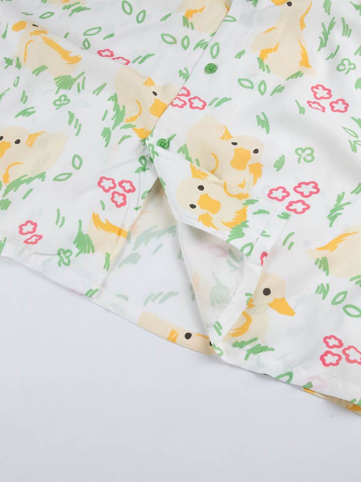 Steady Hands - Wholesale Button Down Shirt - Unisex - Duckin' Around Button Up8