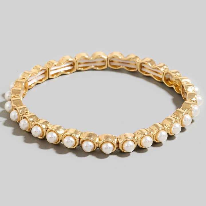 The Looks by Fame Accessories - Wholesale Link & Chain Bracelet - Glass Circle Gem Tennis Chain Bracelet9