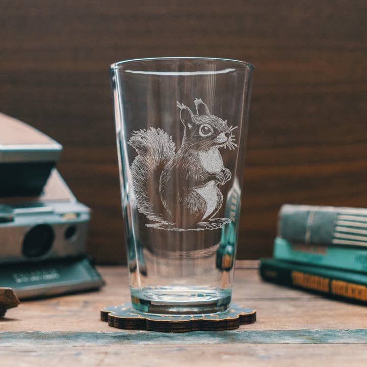 Benoit's Design Co. - Wholesale Cocktail/Liquor Glass - Squirrel Glasses