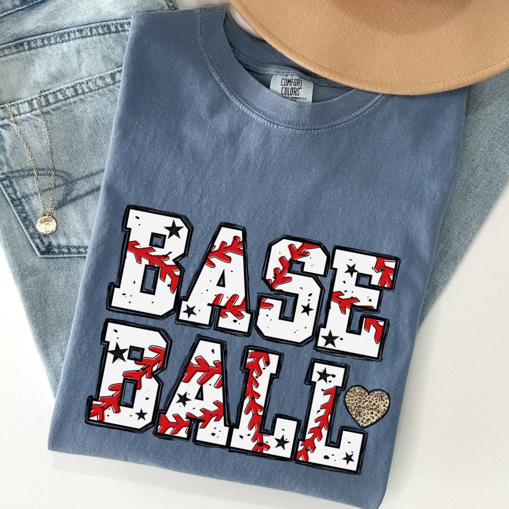 Trendy Tees Wholesale And Boutique - Wholesale T-shirt met print - Dames - Honkbal Varsity0
