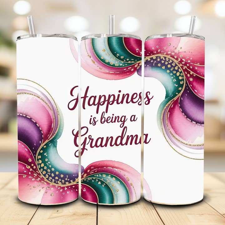 Grandma Tumbler, 20 oz. for wholesale by Stencil Art Canada
