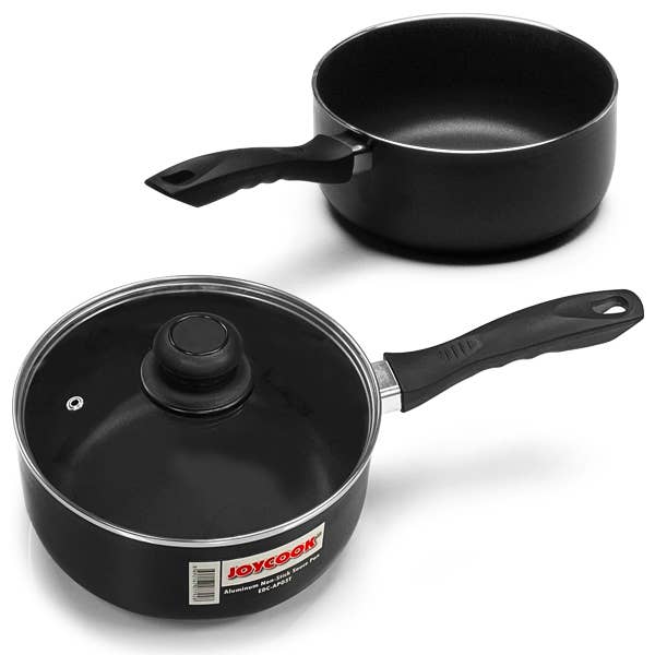 Joycook Auminum Sauce Pan 4QT with handle for wholesale by EMC
