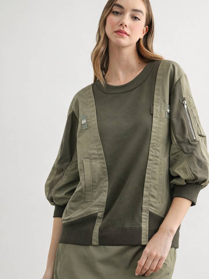 Haut Cassie pour la vente par Joh Apparel