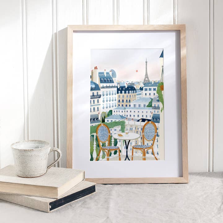 Amber Davenport Art - Wholesale Art Print - Paris, France Art Print - Unframed