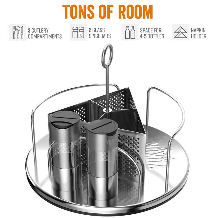 Yukon Glory - Wholesale Kitchen Storage/Organizer - Rotating Condiment Caddy4