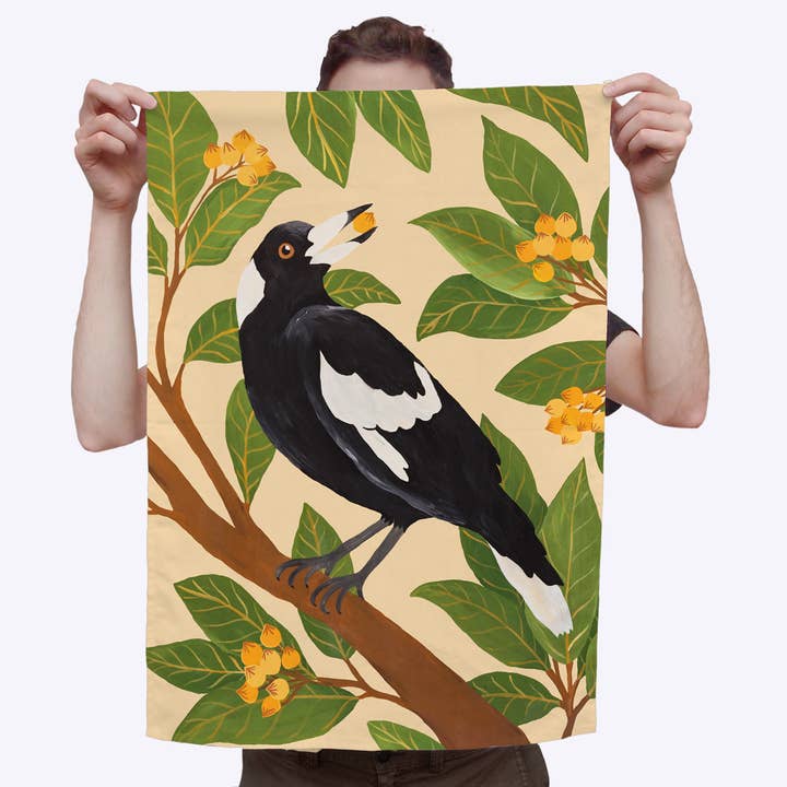 Tea Towel: Morning Song for wholesale by Togetherness