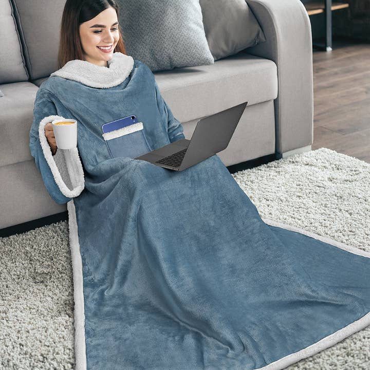 Pavilia - Vendita all'ingrosso Plaid - Coperta con maniche - Tasca applicata127