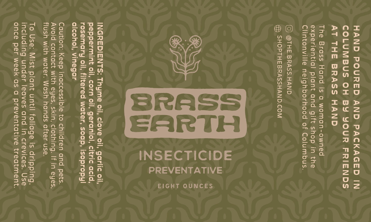 Brass Earth - Wholesale Insect Repellent - Natural Houseplant Insecticide2