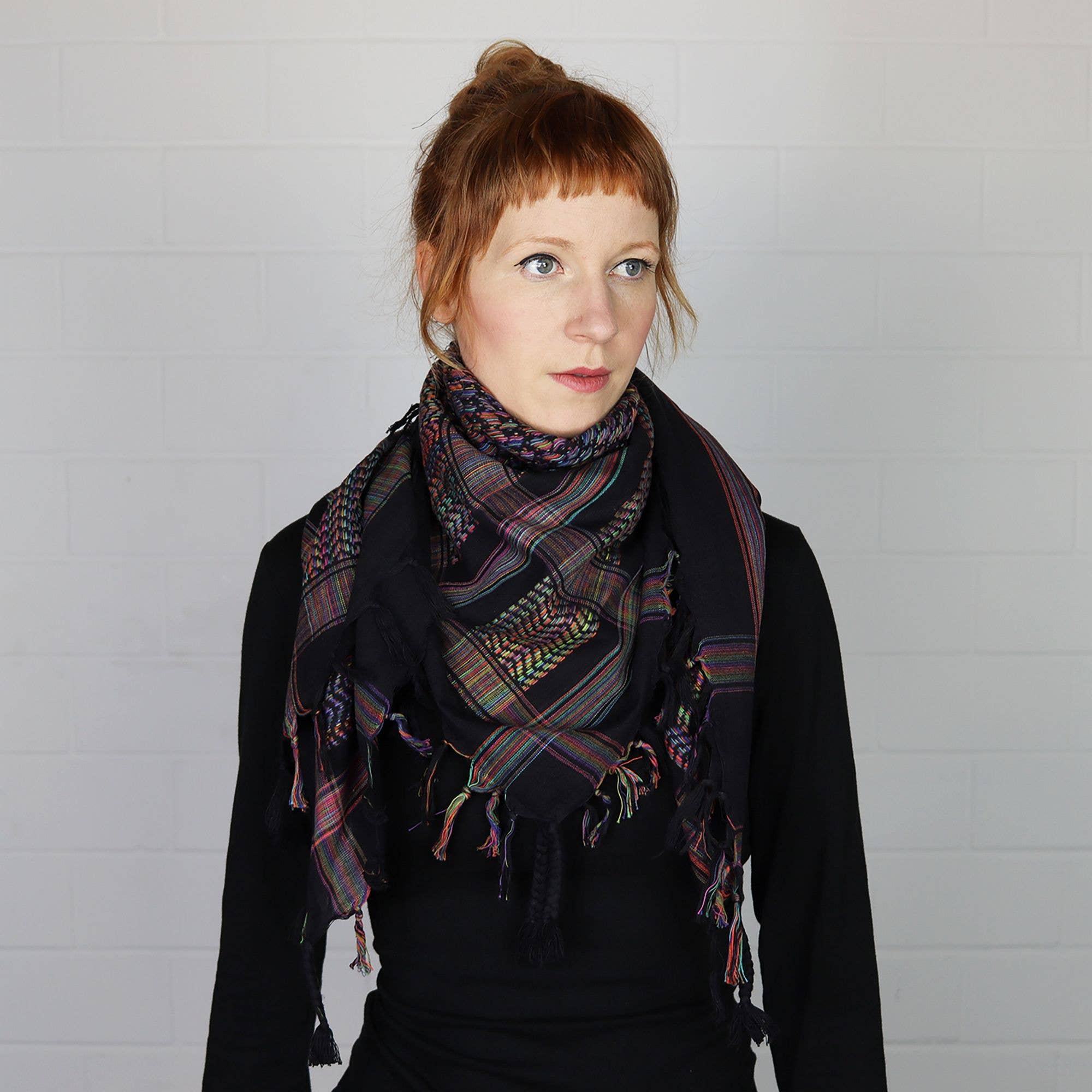 Tribal Trade GmbH - Wholesale Scarf - Unisex - Colorful multi-colored 03 Kufiya PLO scarf5