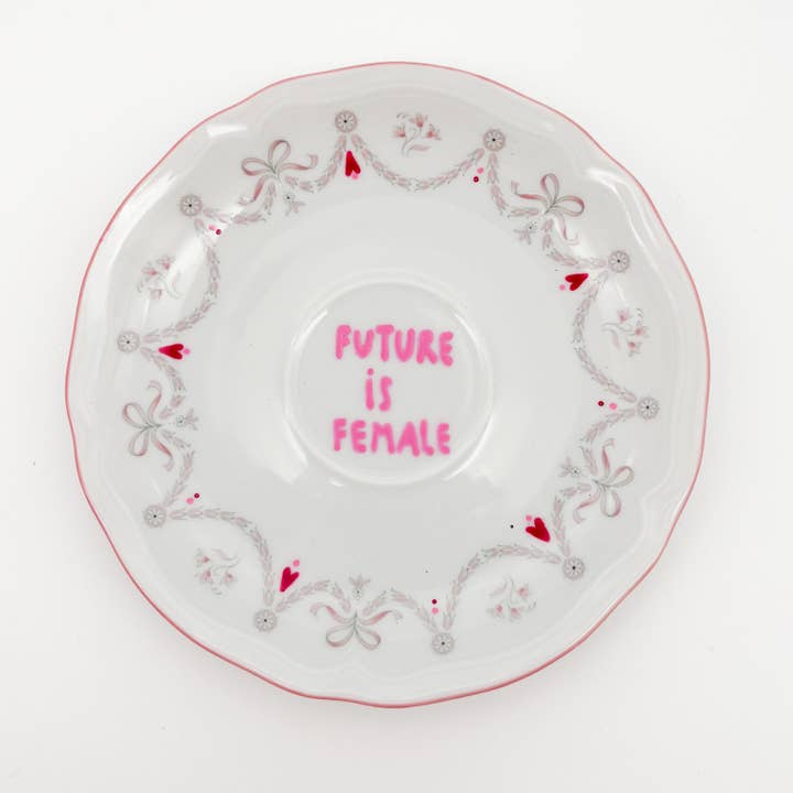 Wandbord klein FUTURE IS FEMALE "pinkish" voor wholesale door ohRuby