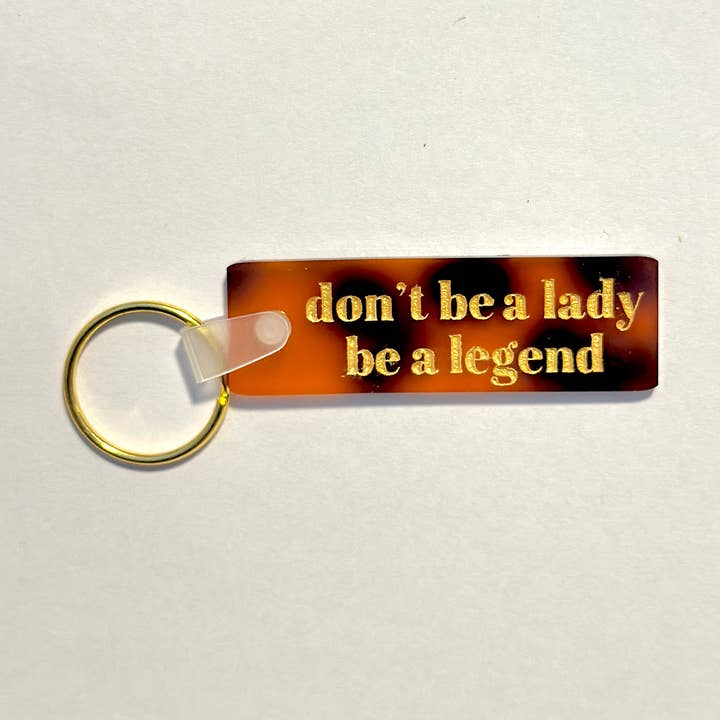 Be a Legend Keychain for wholesale by IreDesign Studio