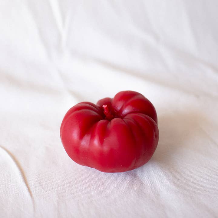 Happy Organics - Wholesale Novelty Candle - Beeswax Heirloom Tomato Candle