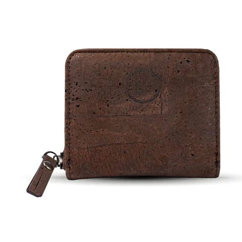 Petit porte-monnaie Madeira - Marron pour la vente par Whistler Tree - Trading company Blank Canvas Eco Ltd