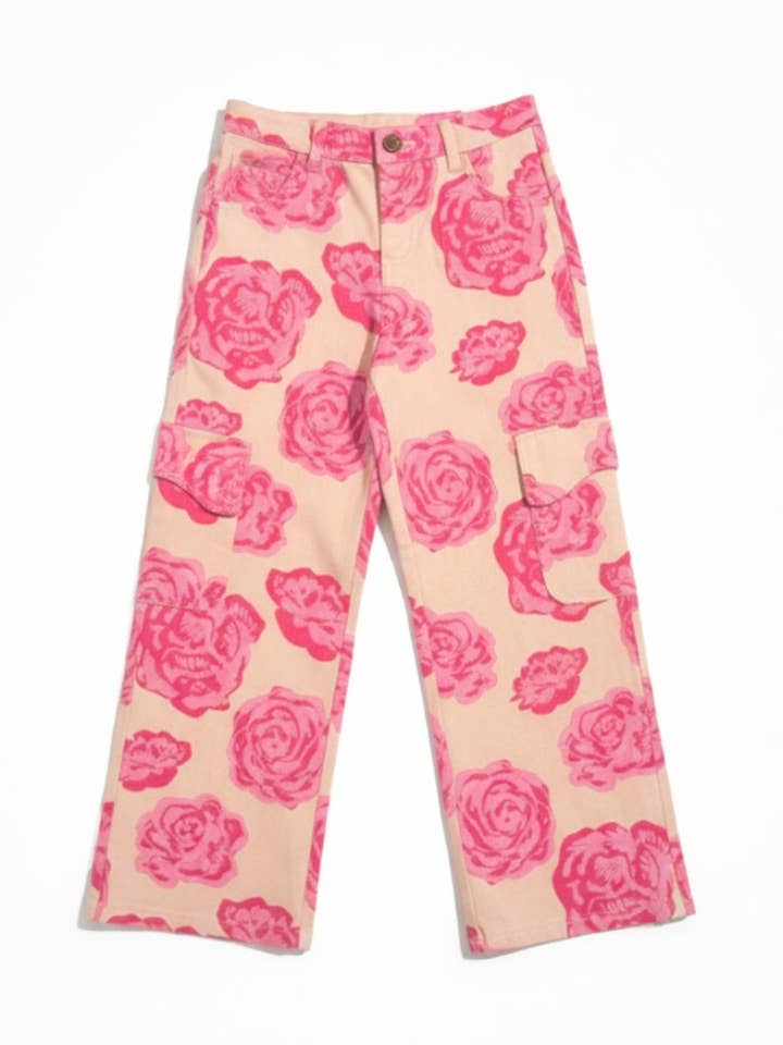 Wild Roses Bestie Cargo for wholesale by Finding Foxtale