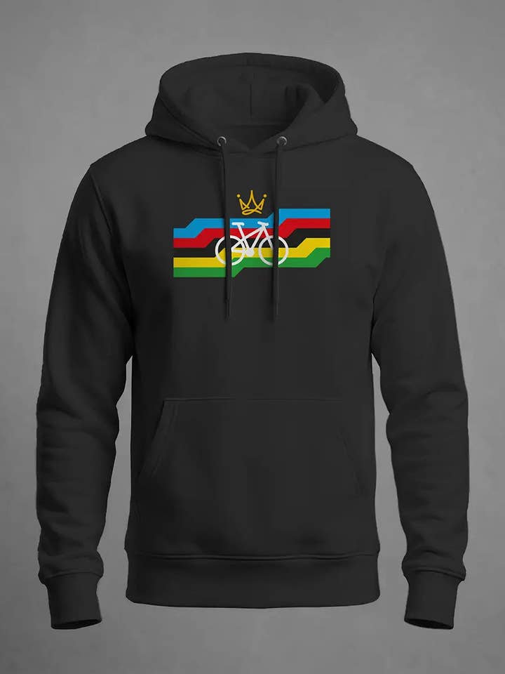 Hoodie Rainbow Jersey MTB Champ for wholesale by Quartelier