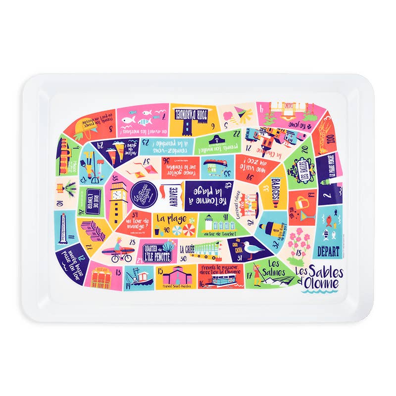 Le Beau Bazar – Großhandel Brettspiele – Spielbrett Gänsespiel LES SABLES D'OLONNE