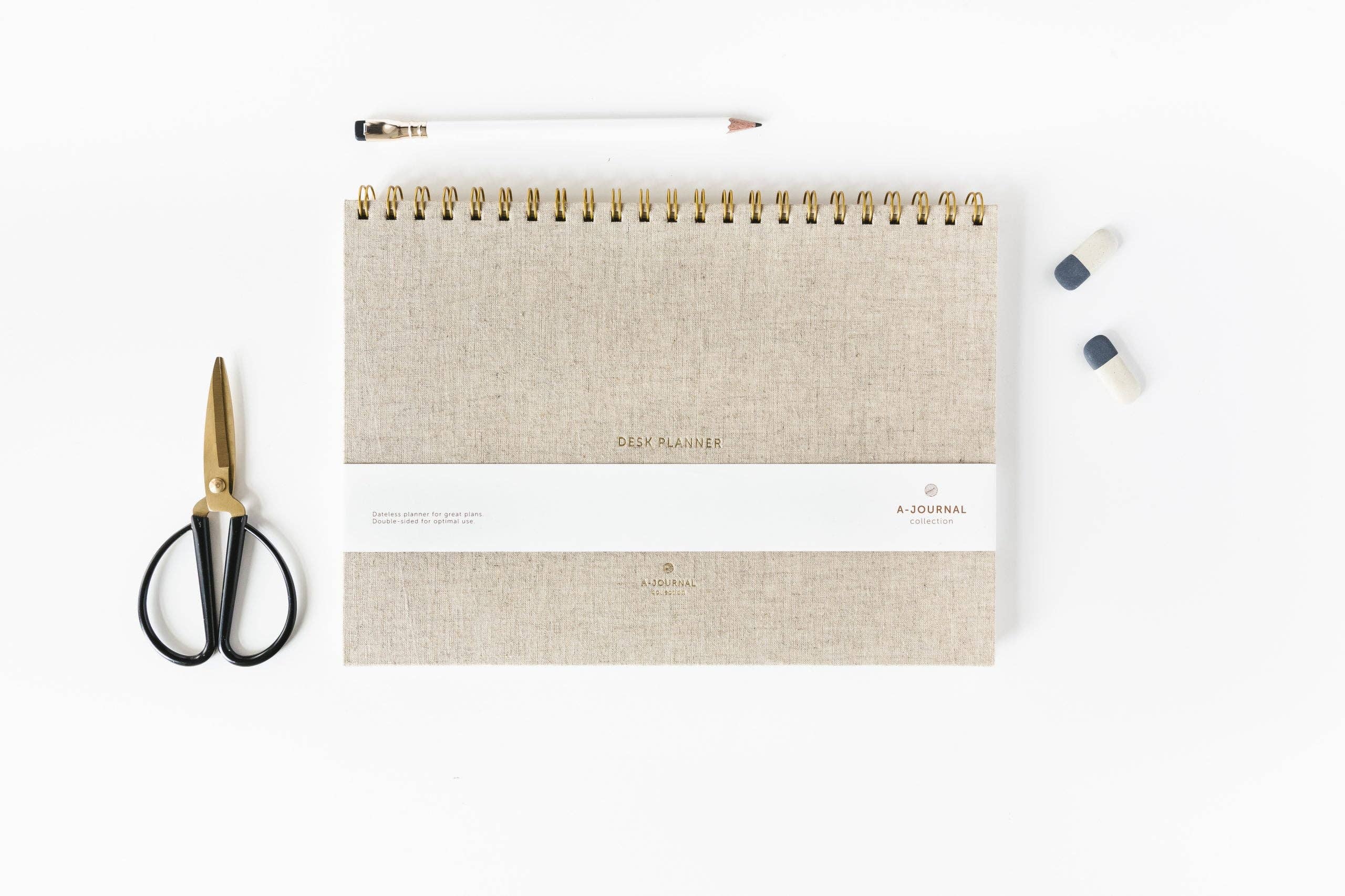 A-Journal Stationery - Wholesale Planner - A-Journal Deskplanner - Linen3