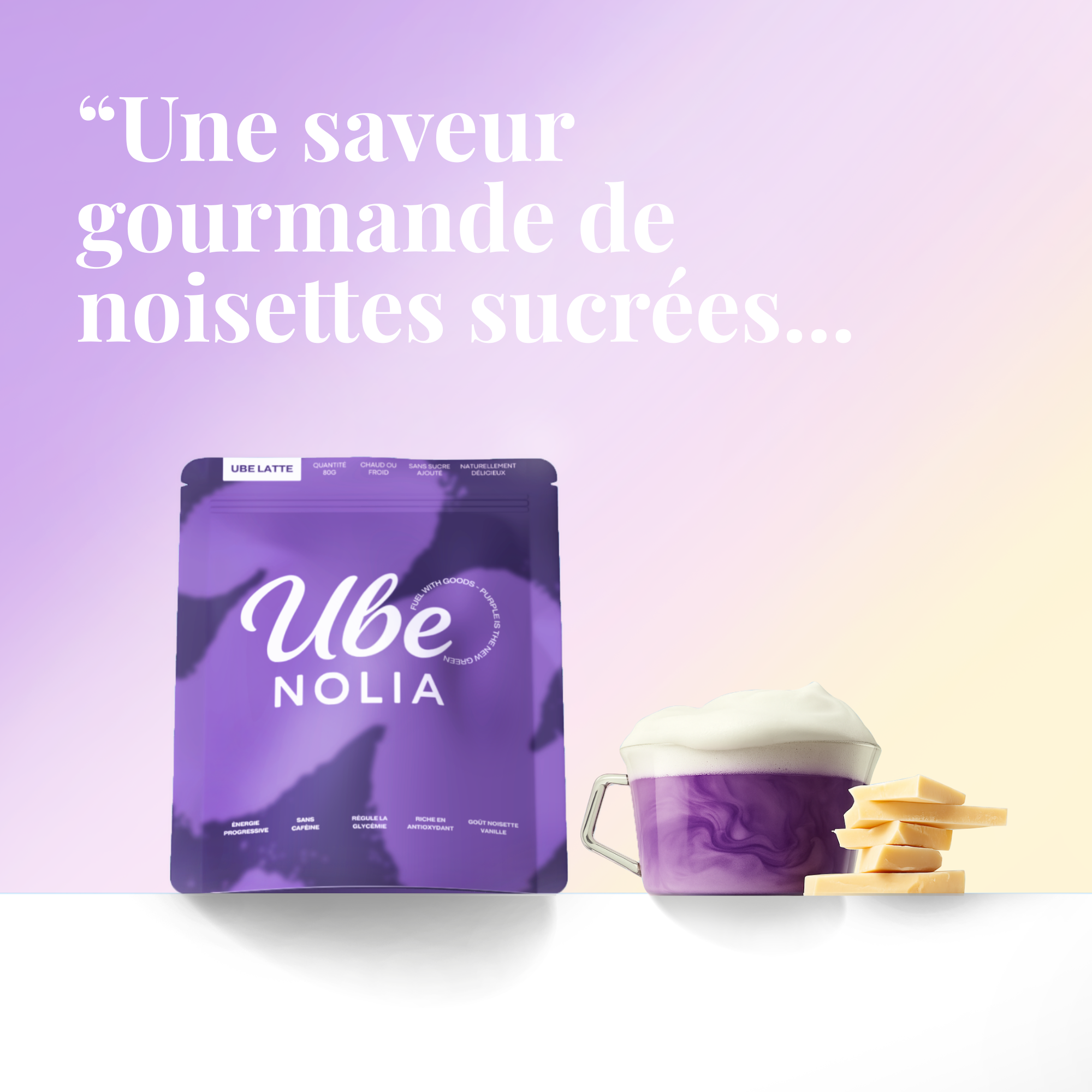 UBE NOLIA - Wholesale Powdered Health Drink - Premium Ube Latte Powder Philippines 100% Natural - 100g2