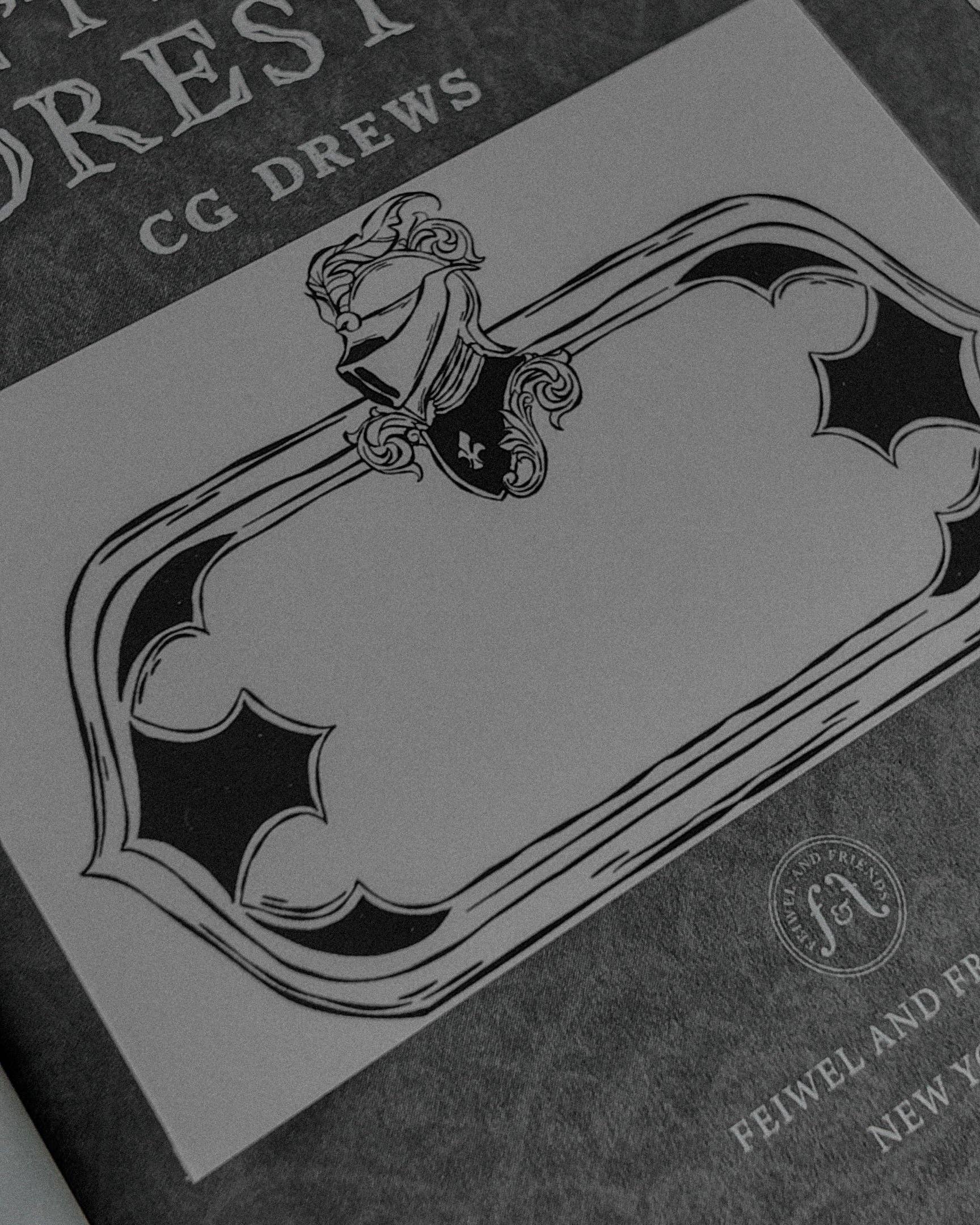 Fabled Folke - Wholesale Book Plate - Bookplates – 4 x 2.5"4