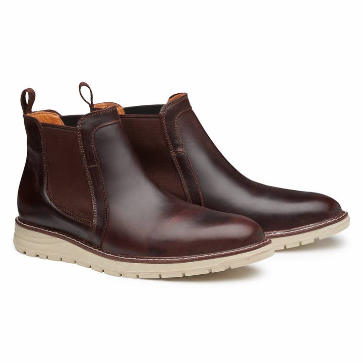PROXON PREMIUM WORKWEAR – wholesale Chelsea boots – Men's – STEEL TOE CHELSEA BOOT BECKS BROWN