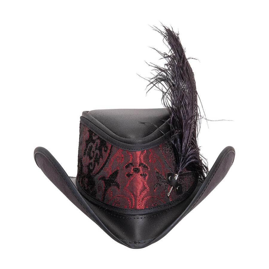 American Hat Makers - Vendita all'ingrosso Fedora - Unisex - Cappello da Festival in Pelle - Stile Reversibile Ren15