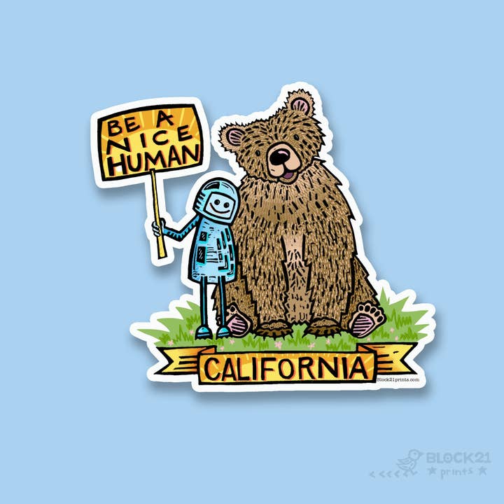 Block21Prints - Wholesale Sticker - California Gift Bundle | Stickers & Postcard6