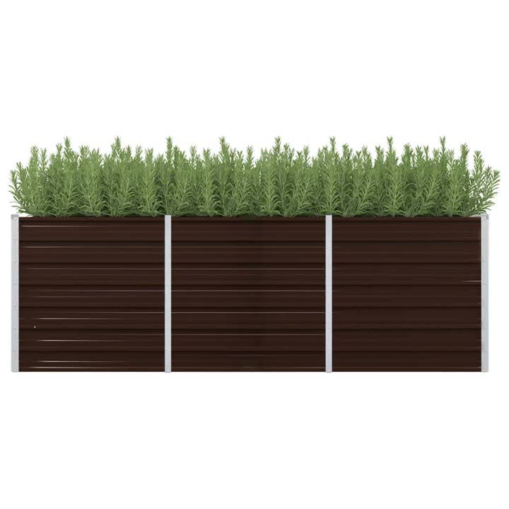 Green's Garden Hævet seng Brun 94.5 „x31.5" x30.3" Galvaniseret for engroshandel hos Greenwestons
