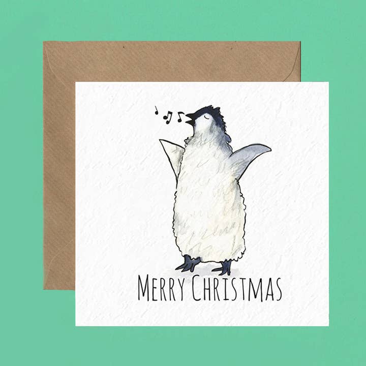 Singing Penguin for wholesale by Half Pint Print