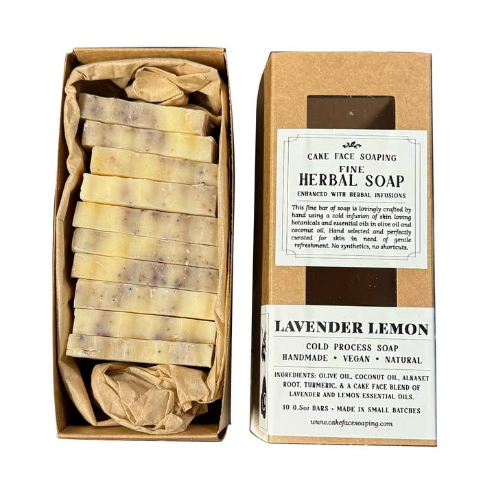 CAKE FACE SOAPING - Wholesale Bar Soap - Premium Natural Hotel Guest Soaps 0.5 oz Travel Size (Box of7
