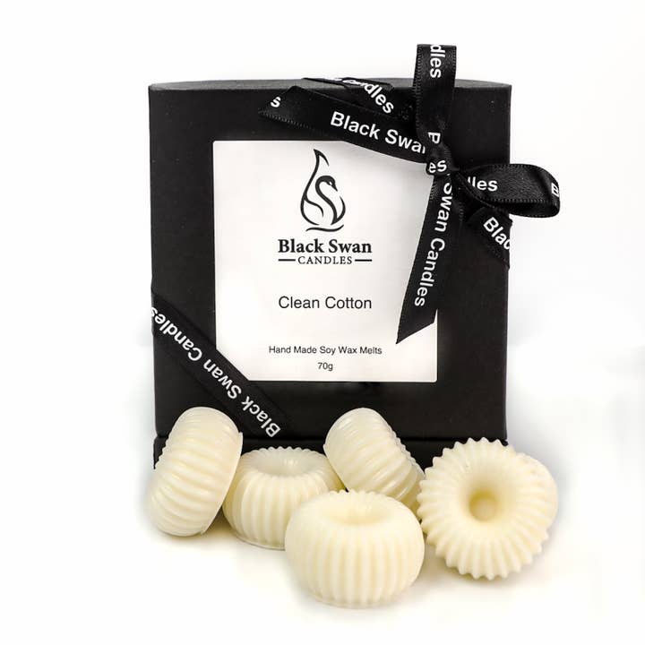 Black Swan Candles - Clean Cotton Wax Melts for wholesale by Black Swan Candles