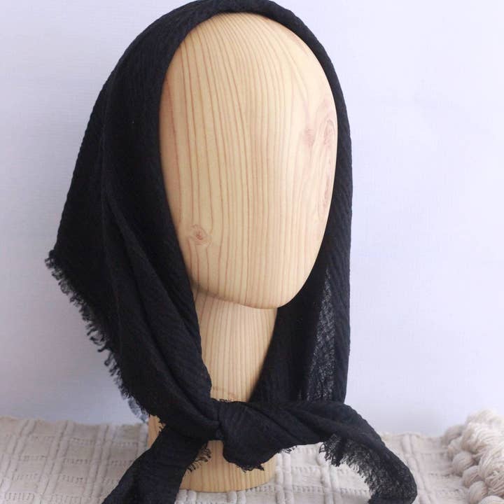 Apricot Ave - Wholesale Scarf - Women's - Gauze- Single Lightweight Square Scarf! Pick color and size.