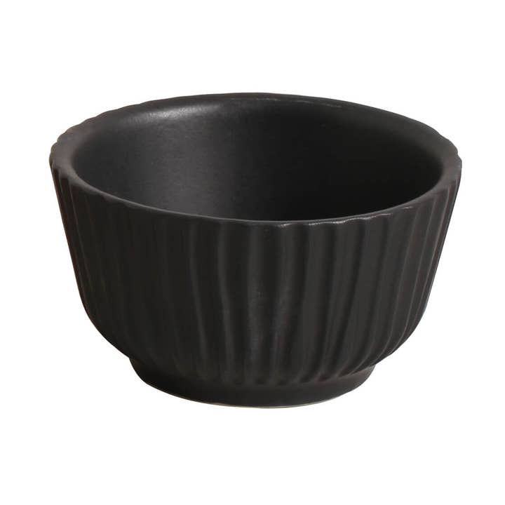 Linhas Ramekin Stoneware Matte Black 5.75 Oz for wholesale by Porto Brasil