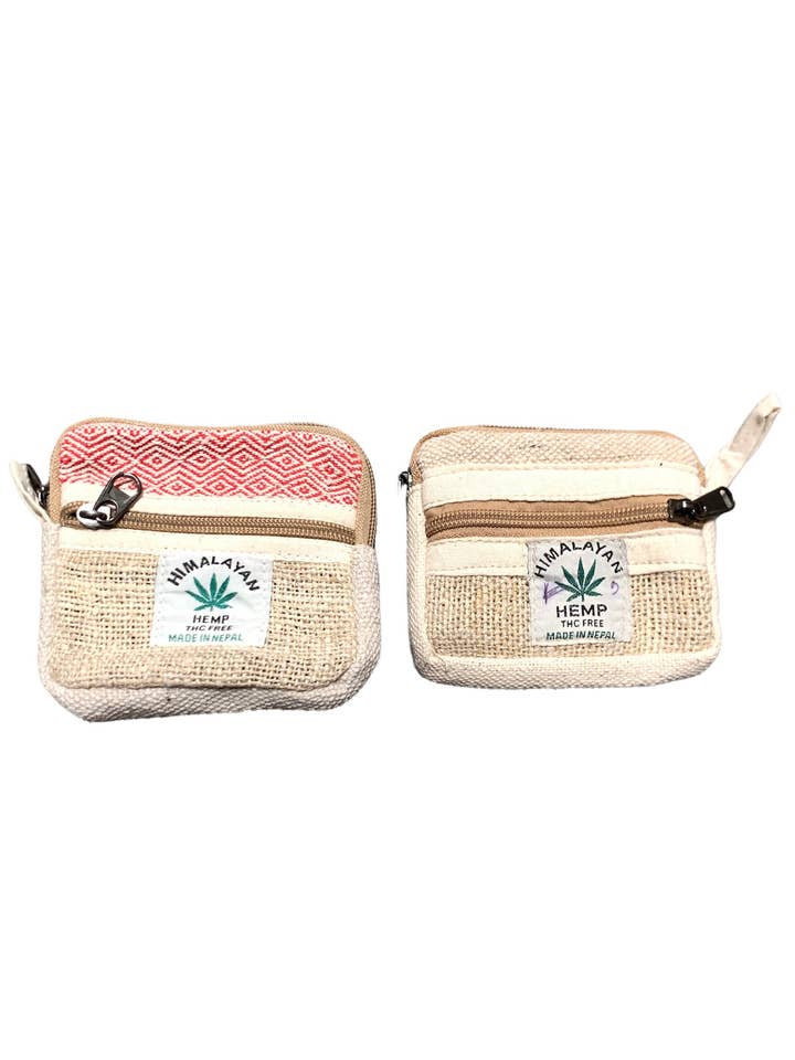 Münzbörse CP1 aus Baumwollhanf für den Großhandel von Rising International Inc